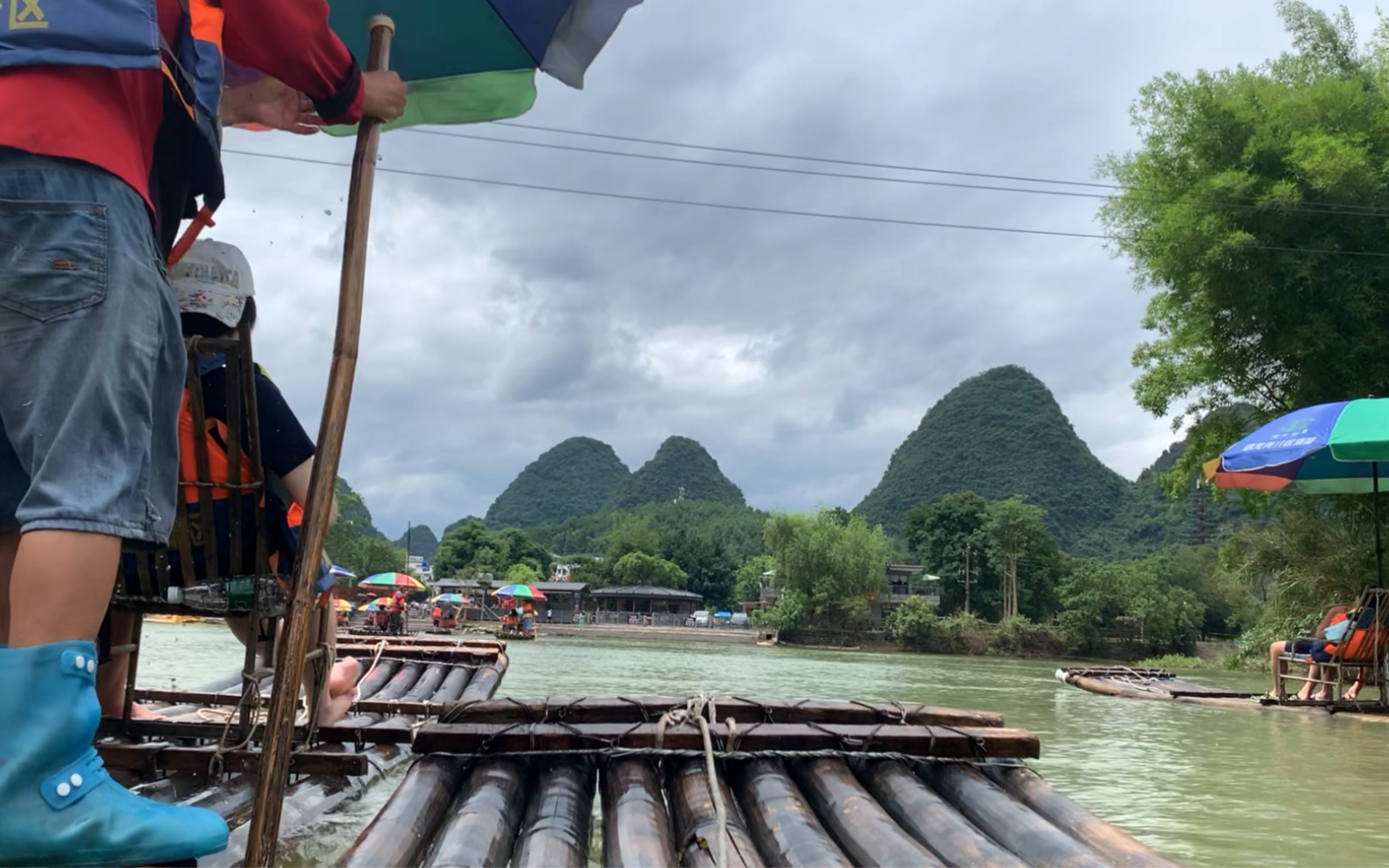 桂林游玩纪实阳朔漓江竹筏游