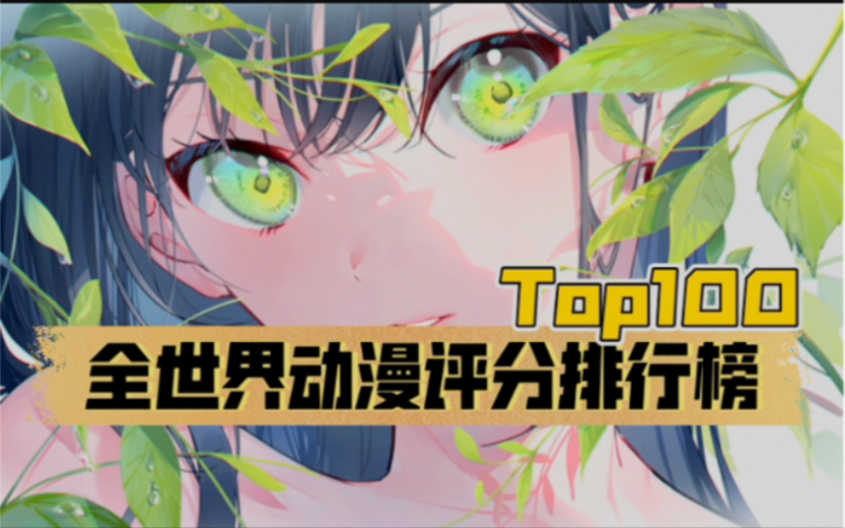 【顶级神作】全世界动漫评分排行榜Top100(上)哔哩哔哩bilibili