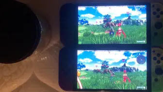 Video herunterladen: Switch OLED魔改8g异度之刃2大型翻车现场静态对比