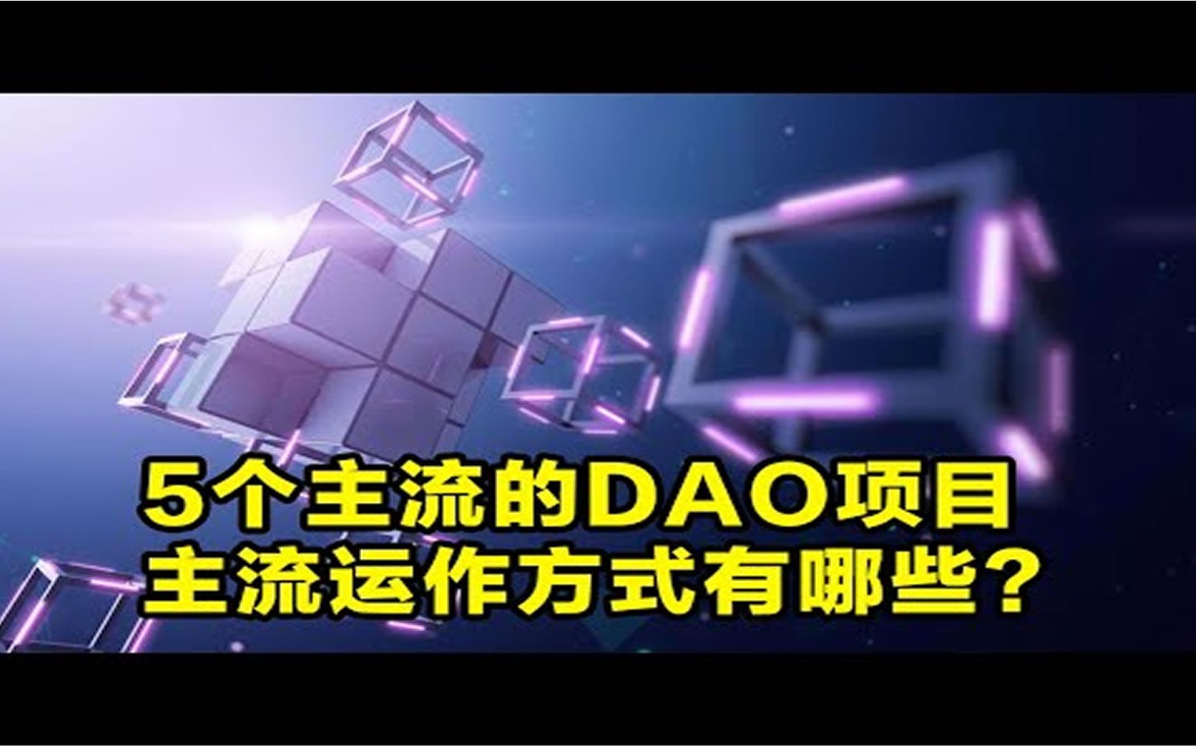 5个主流的DAO项目以及DAO的主流运作方式哔哩哔哩bilibili