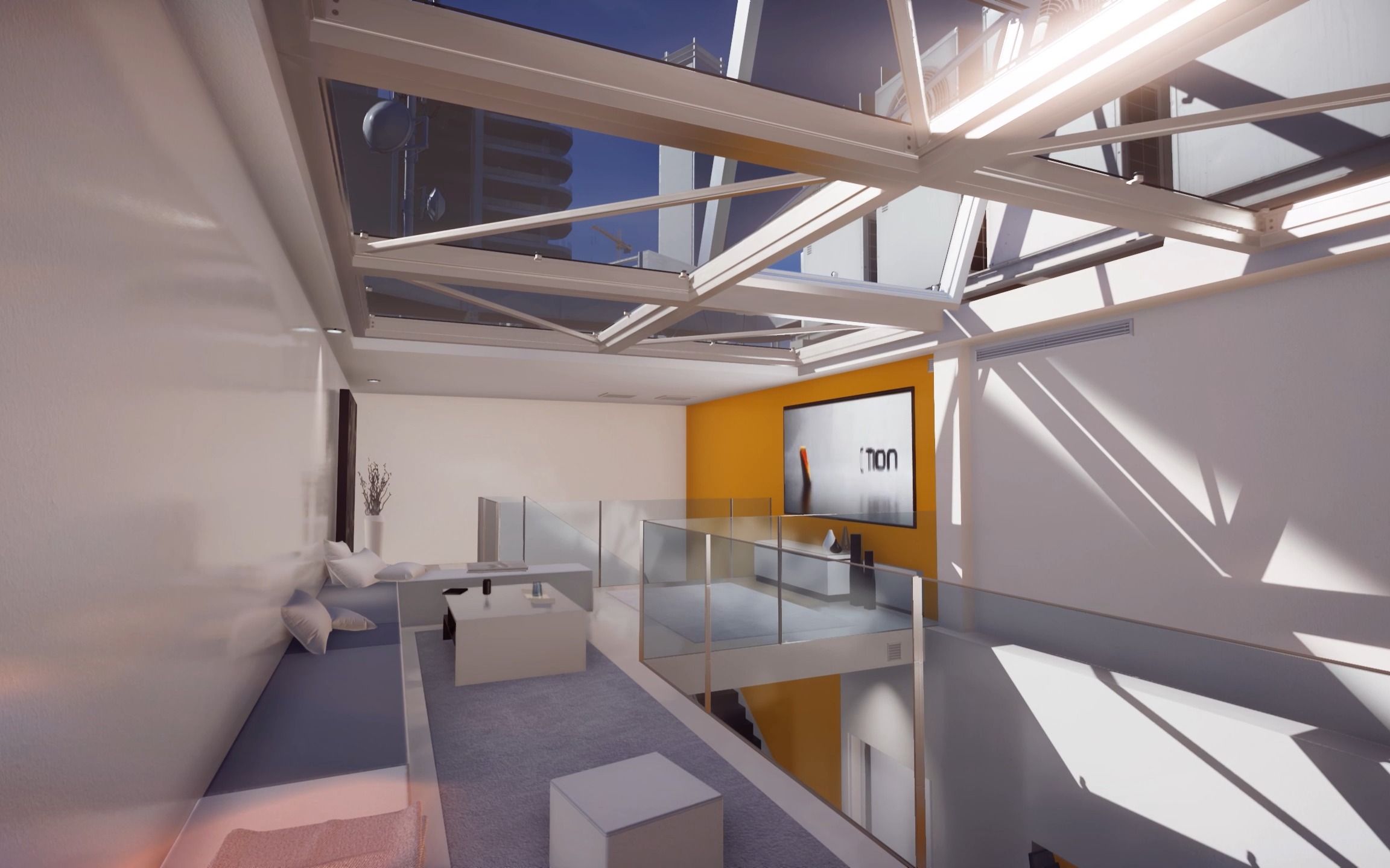 【镜之边缘:催化剂】白噪音/动态壁纸:三人大道员工公寓