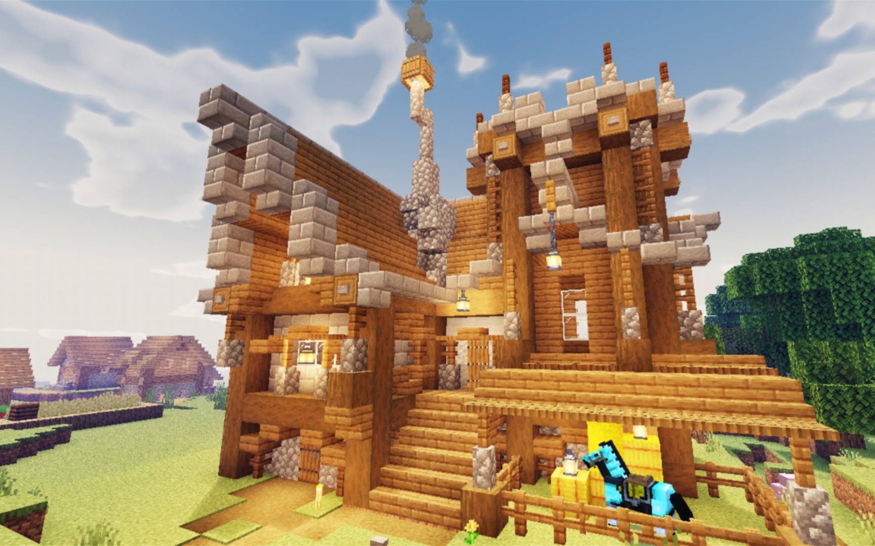 【我的世界建筑】别致的中世纪生存向小木屋