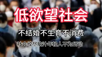 不结婚不消费不消费，社会绞尽脑汁年轻人不为所动，地球OL低欲望版本简介
