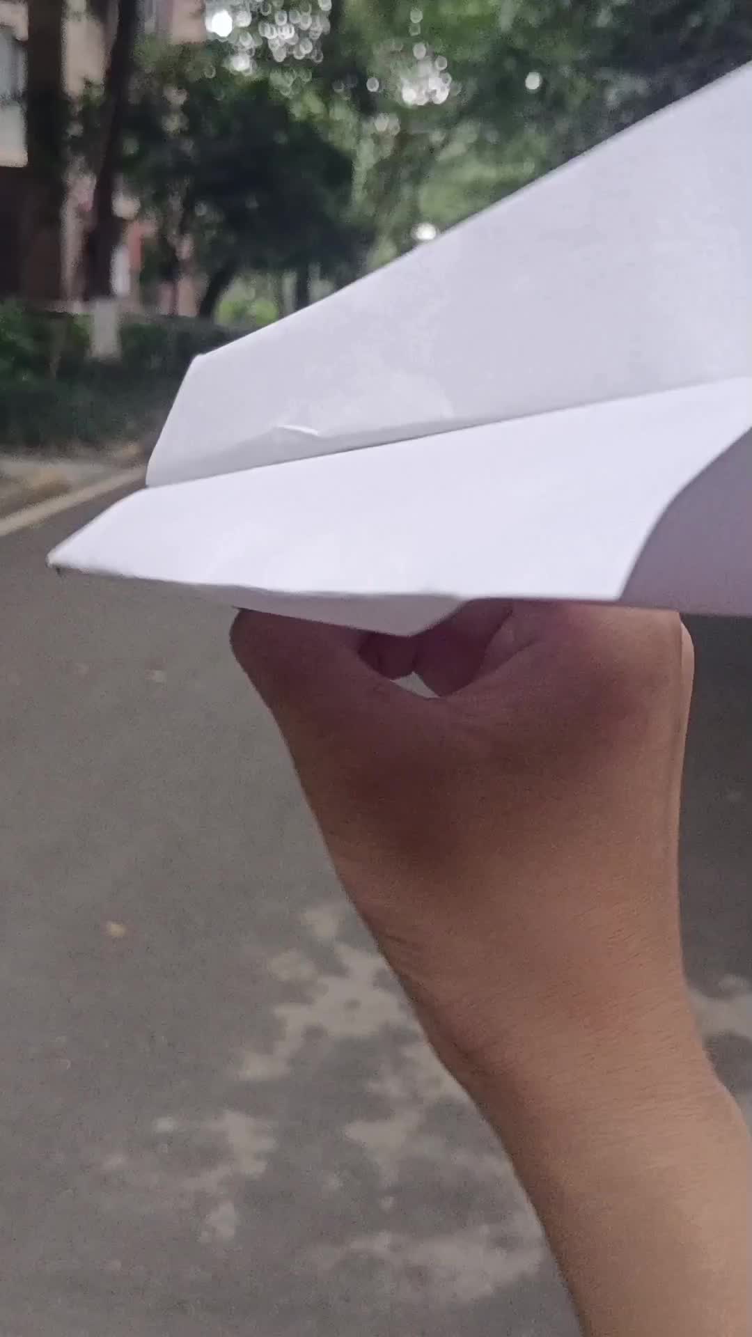 网红平头纸飞机真太看了!#平头纸飞机