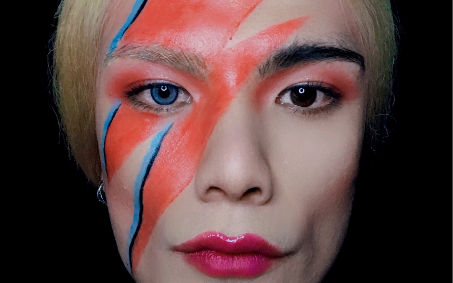 南希ray每个人都应该当自己人生的主角致敬davidbowie闪电妆分享