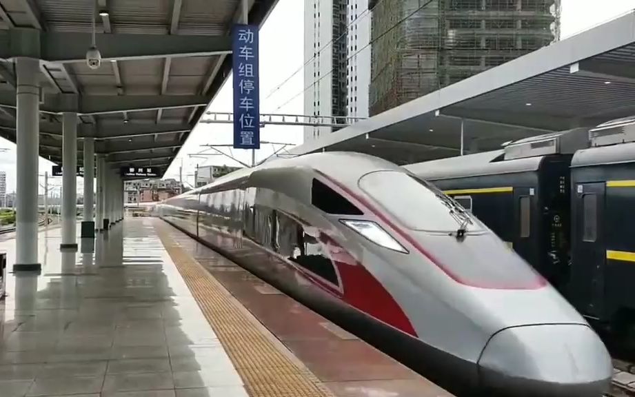 g93运转记录(柳州-南宁东),复兴号cr400af2181 2143(重联)担当