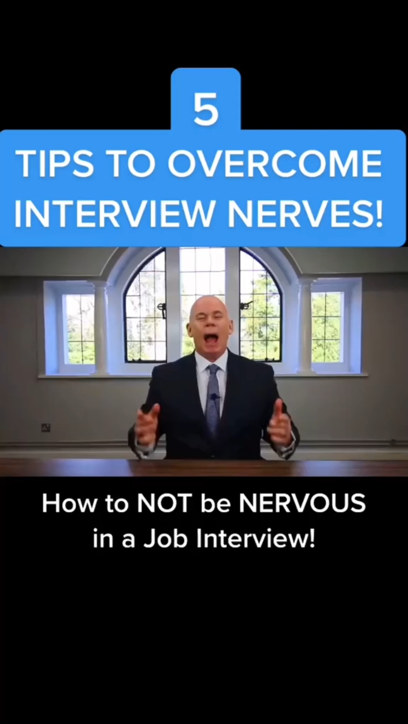 英文面试技巧之克服面试紧张的5个技巧 interview tips : 5 tips to overcome interview Nerves哔哩哔哩bilibili