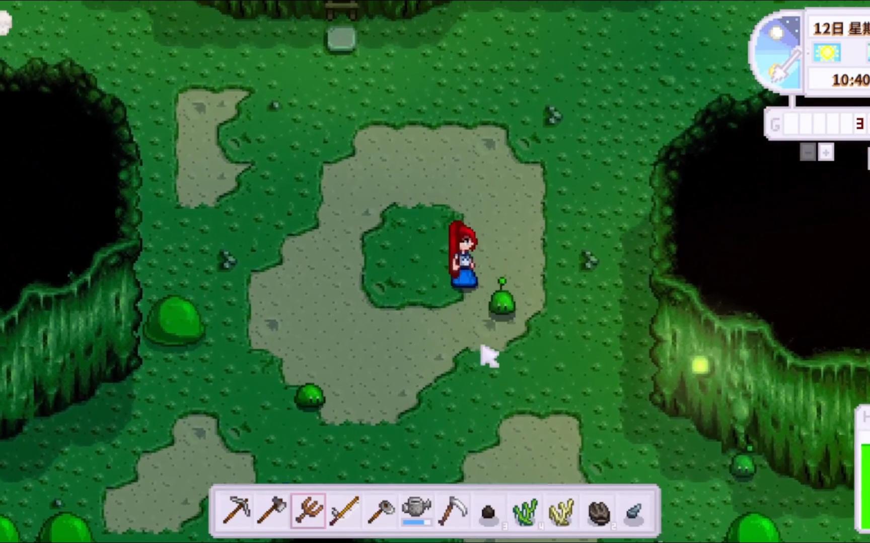 星露谷物语p4 为了制作铜质工具,与史莱姆 开战!