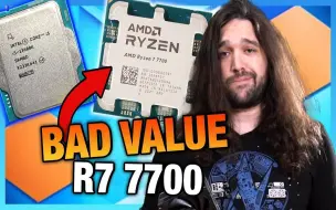 Download Video: AMD锐龙7 7700 CPU评测及跑分, 对比i5-13600K与R5 7600【Gamers Nexus】