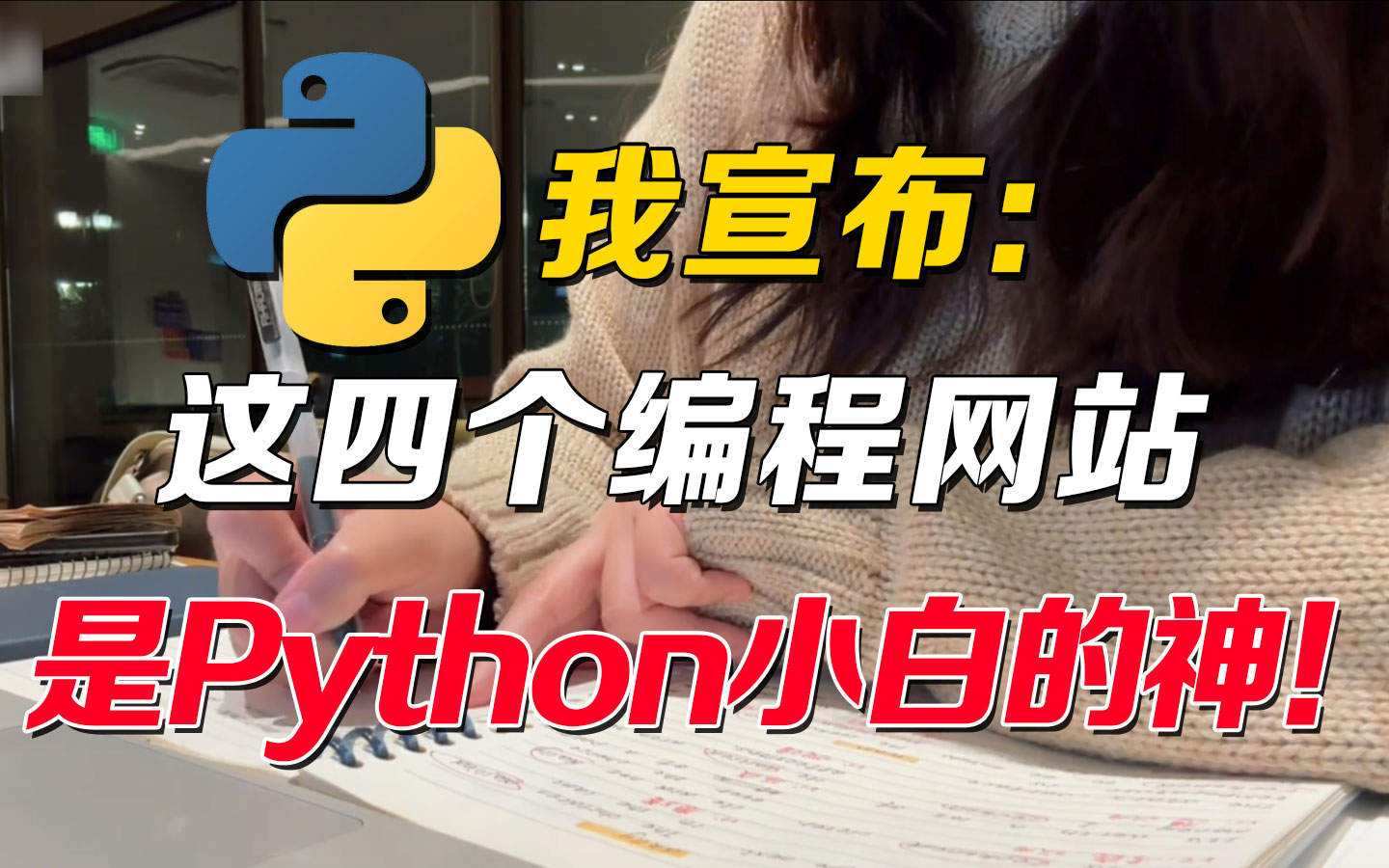 【Python学习】我宣布:这四个编程网站就是Python小白的神!从小白进阶大佬,少走99%的弯路!哔哩哔哩bilibili