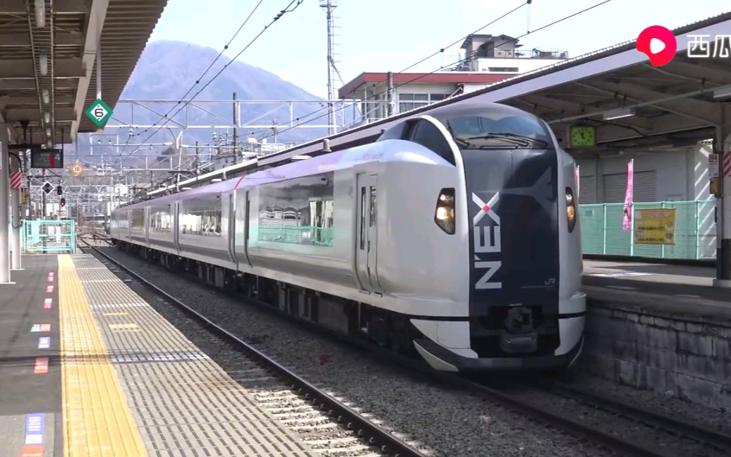 (搬运)日本铁路 jr中央本线e257系,e259系,e353系,211系通过山梨市