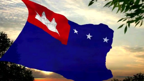 高棉共和国国旗和国歌