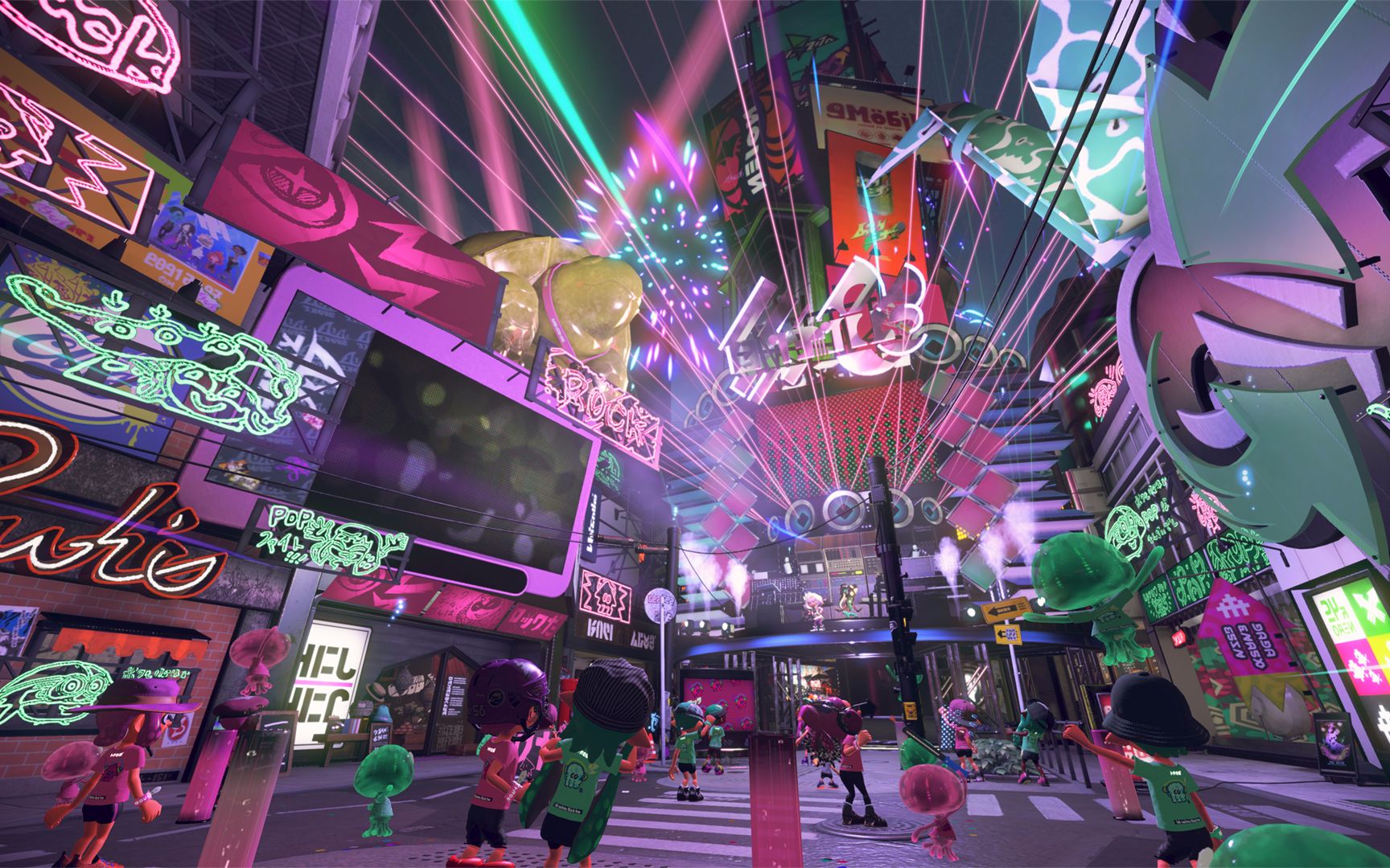 switch游戏 ns游戏 喷射战士2 前夜祭 实况演示试玩视频 第二场