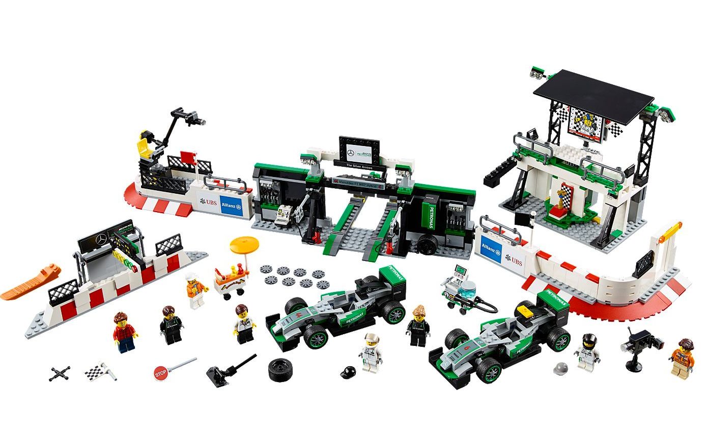 乐高 lego 75883 超级赛车系列 奔驰amg一级方程式赛车 2017速拼评测