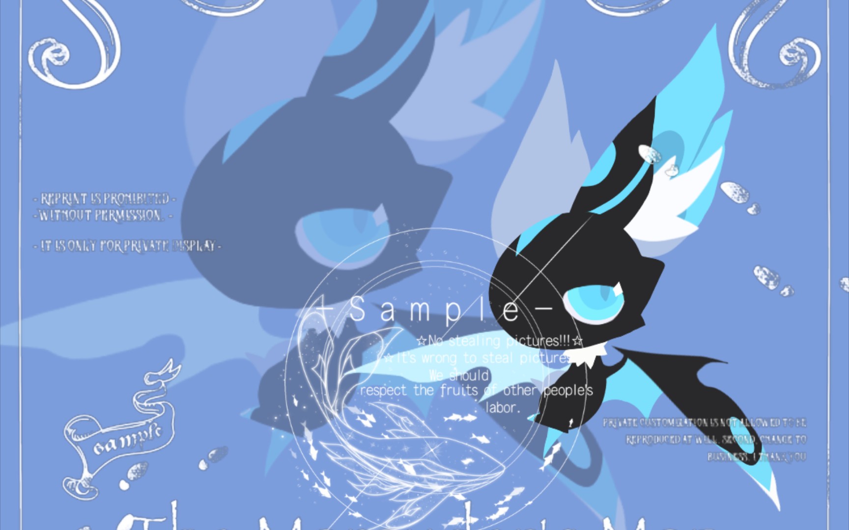 【幻想生物】一只蓝色眼睛的小蝙蝠