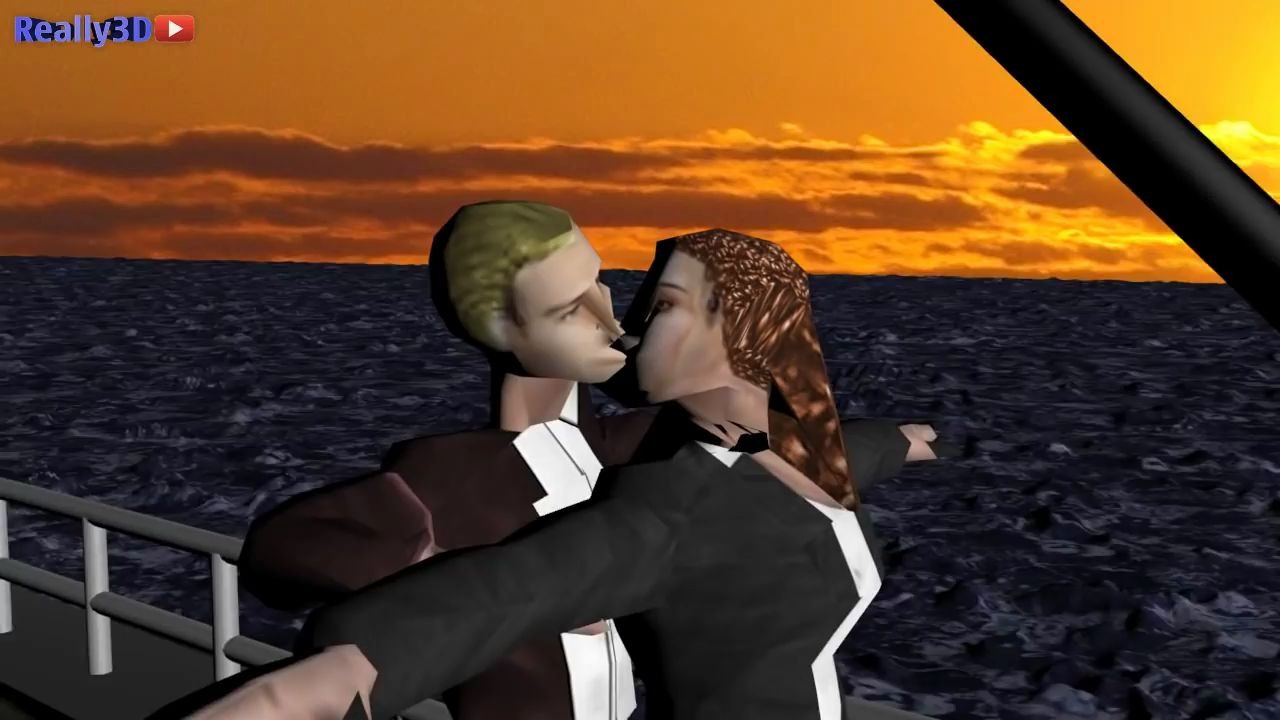 【油管搬运really3d】史上最真实520浪漫的爱情动画之泰坦尼克号