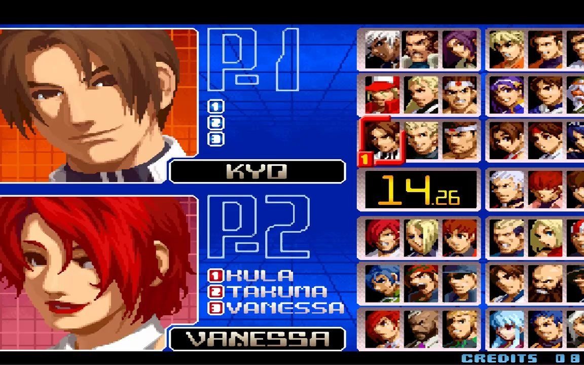 powerfull punch vs nikolai-保力達 kof 2002  ft10 random match!