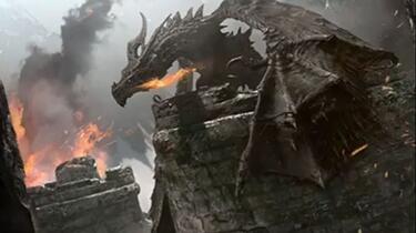 上古卷轴】：人物志之奥杜因（Alduin）-世界吞噬者_上古卷轴