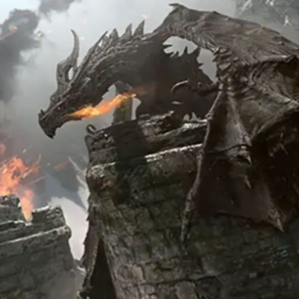 上古卷轴】：人物志之奥杜因（Alduin）-世界吞噬者_上古卷轴