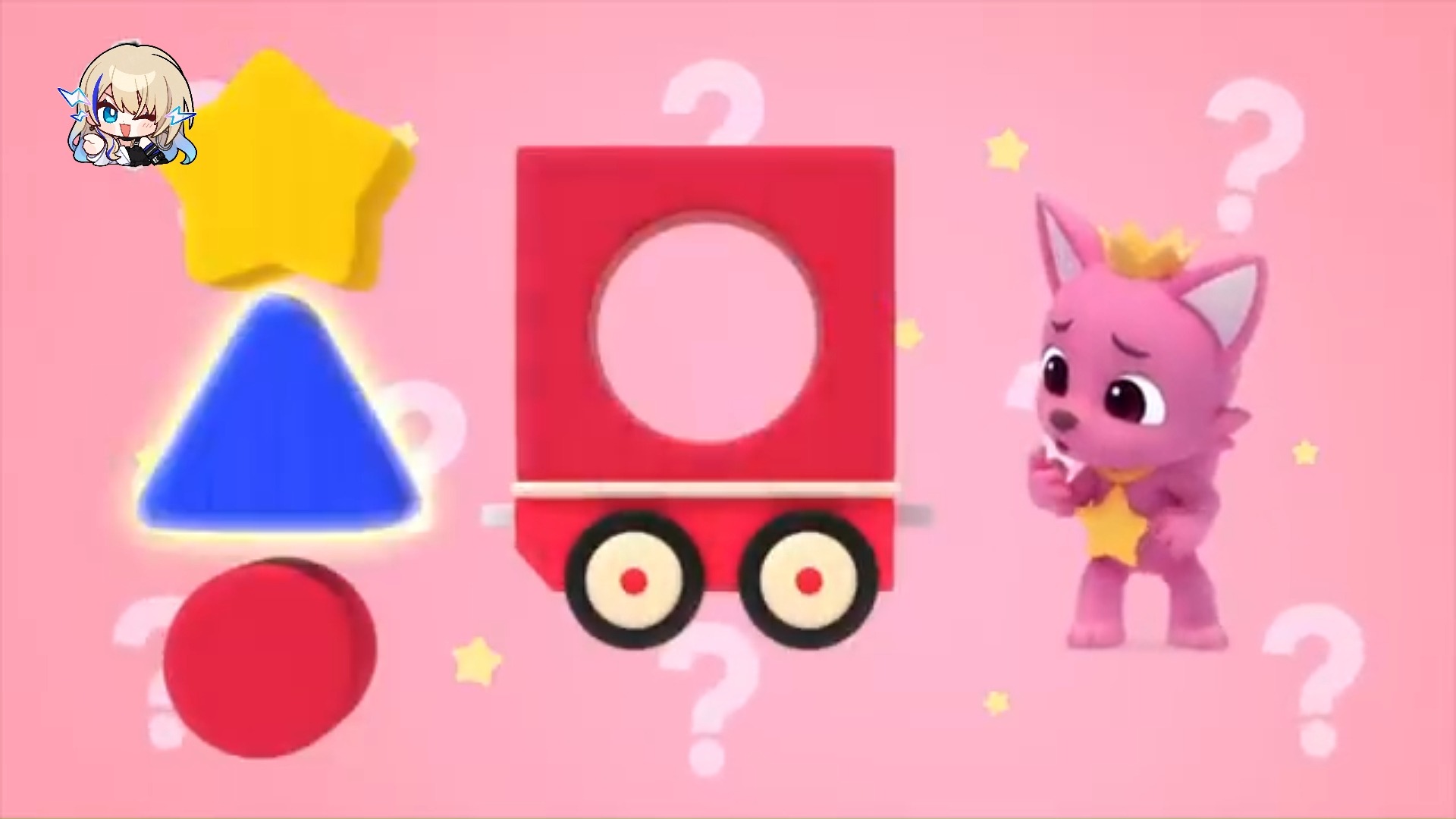 pinkfong小火车 学习形状/颜色/英语单词哔哩哔哩bilibili