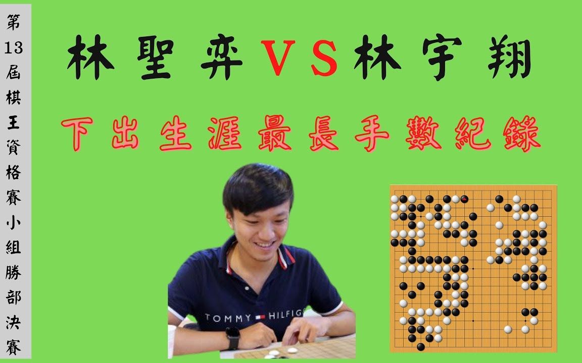 [图]《林老师职业赛讲解》棋王资格赛小组胜部决赛///林圣弈VS林宇翔///长考出臭棋///挑战生涯最长手数纪录///一手棋下错掉了67%胜率