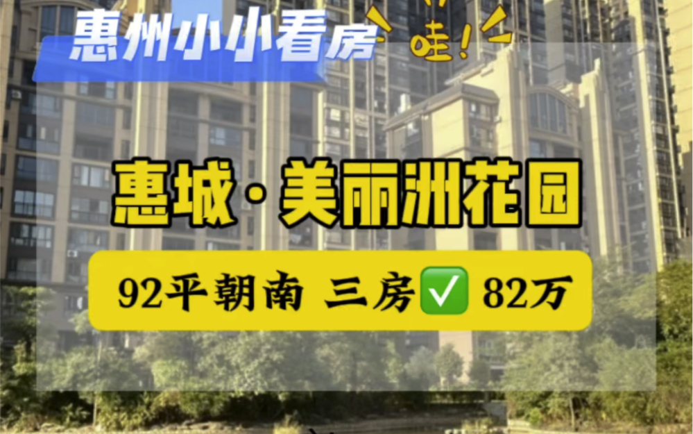 不是金山湖买不起𐟘œ而是美丽洲更有性价比‼️惠州惠城区买房#惠州 #惠州房产 #性价比超高哔哩哔哩bilibili