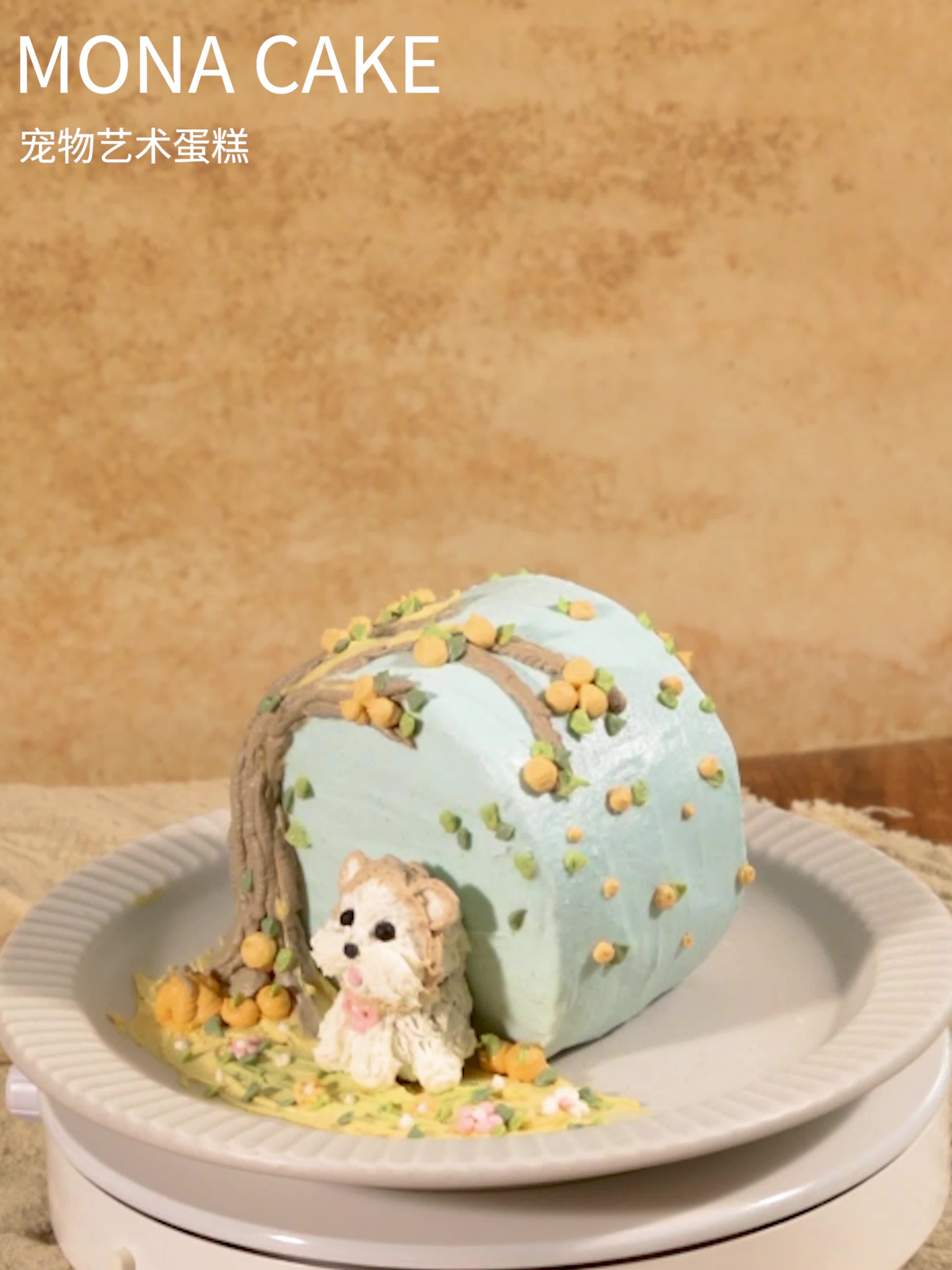 秋天来啦94|落叶小树宠物蛋糕98