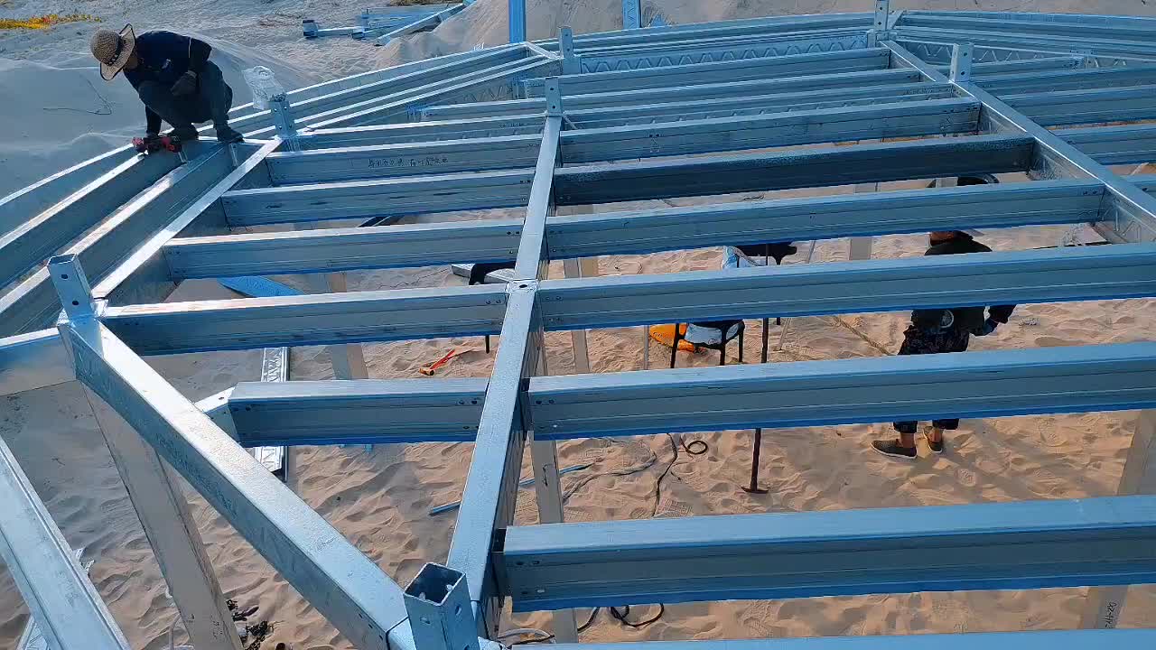 不一样的装配式钢平台