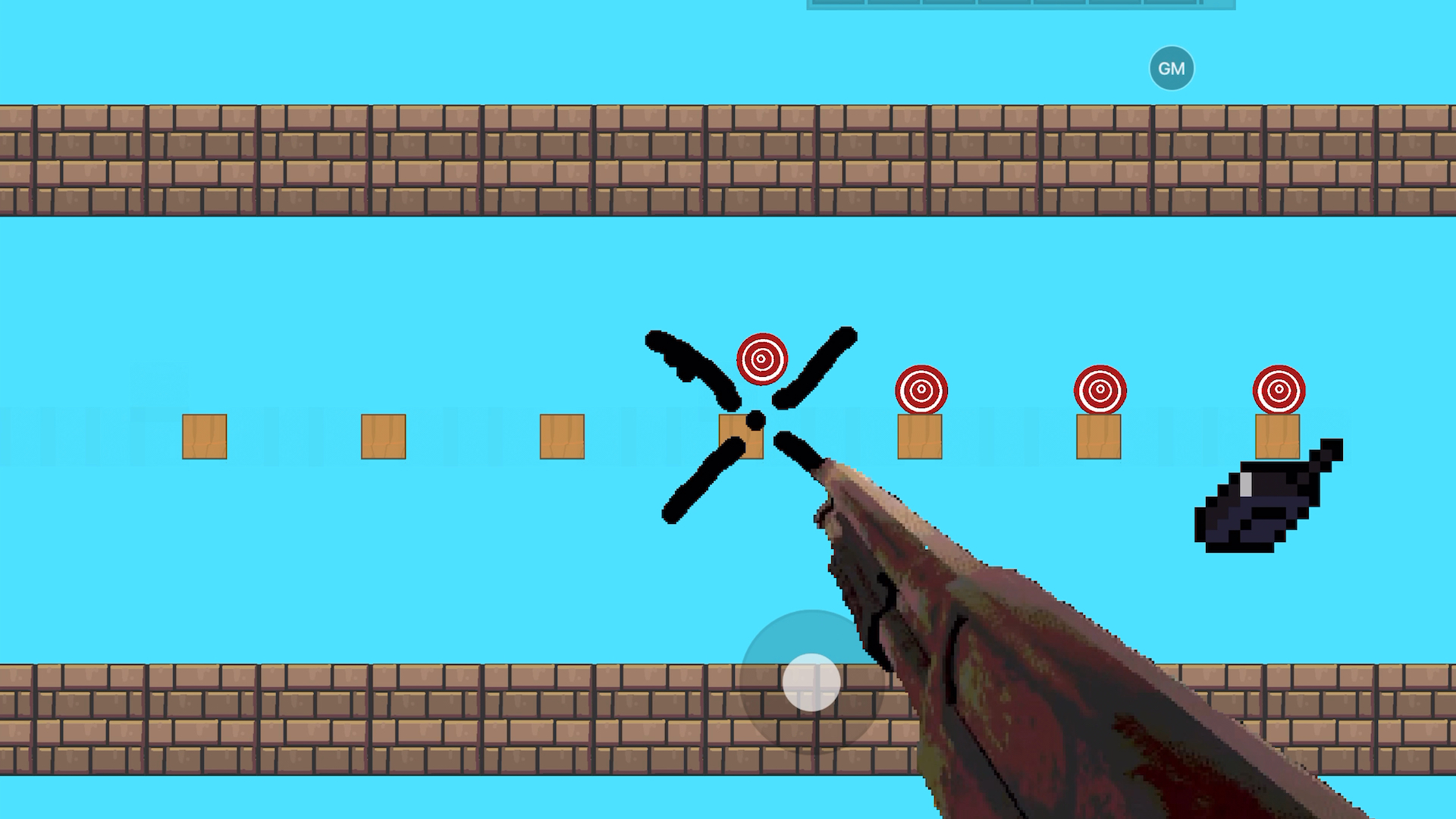 做了一个简单的打靶小游戏