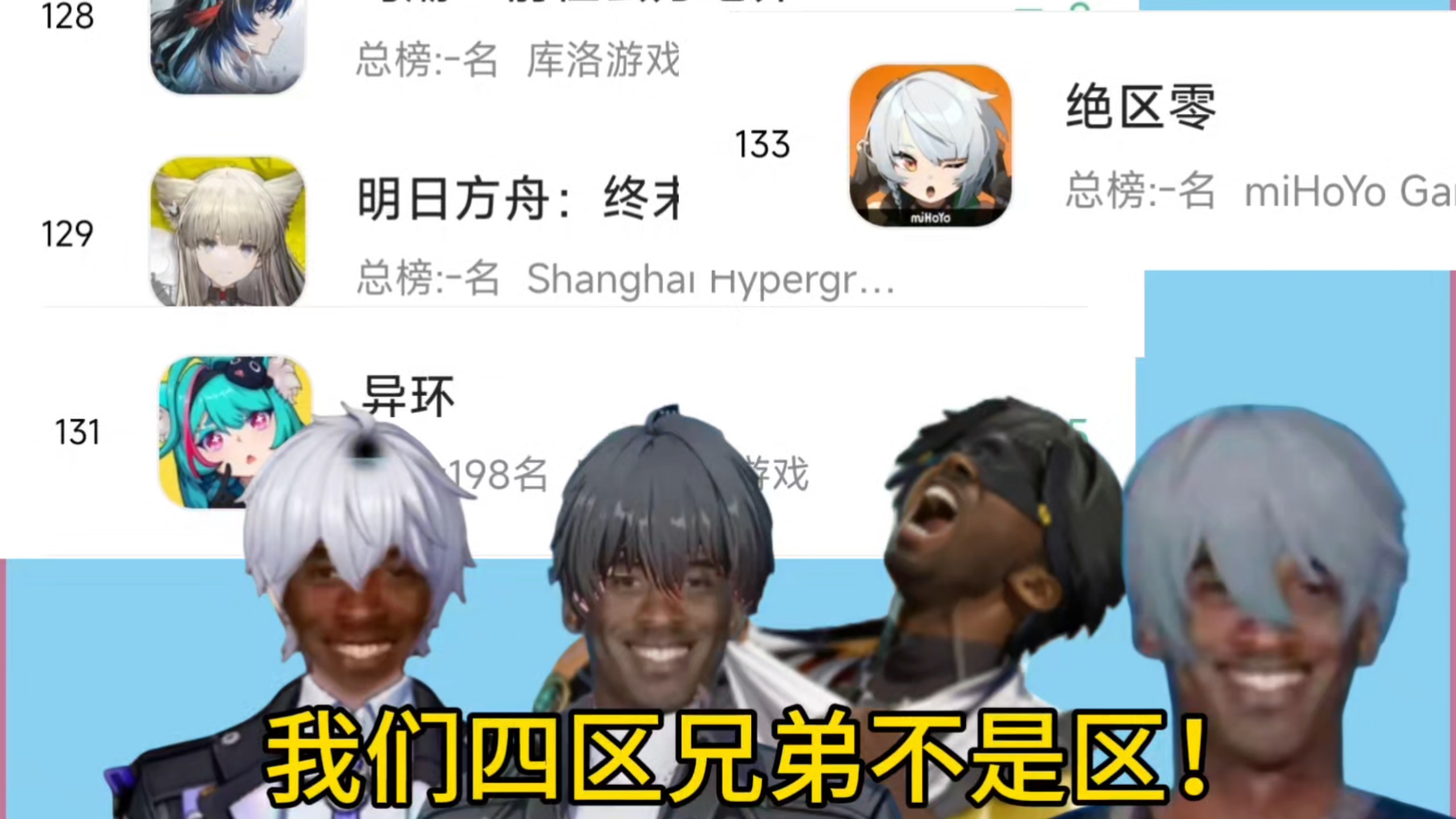 悲报！7月二游四区兄弟均已飞榜！四区兄弟：塔台塔台申请起飞！塔台：收到收到，允许起飞！