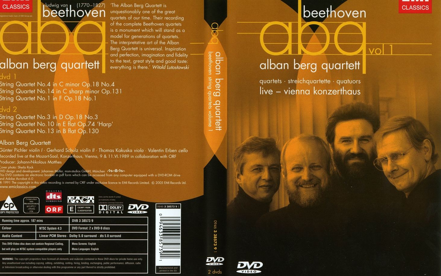 alban berg quartett 阿尔班·贝尔格四重奏 beethoven complete