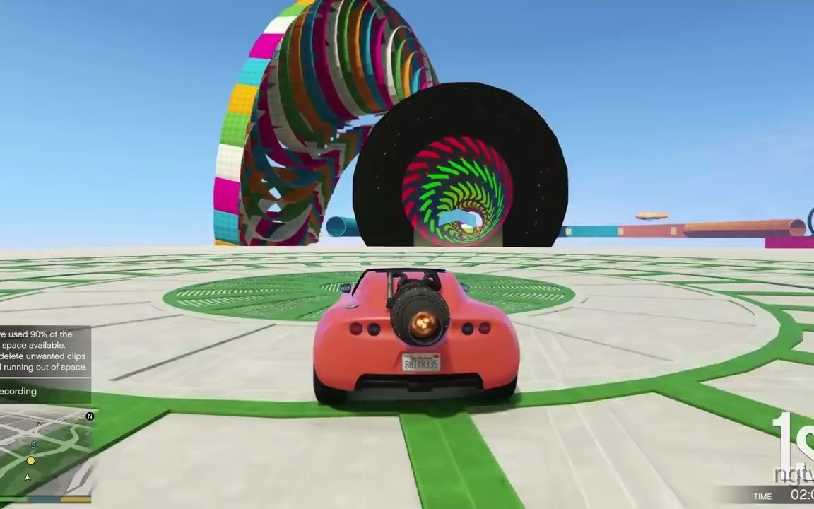 火箭狂雷螺旋竞速比赛