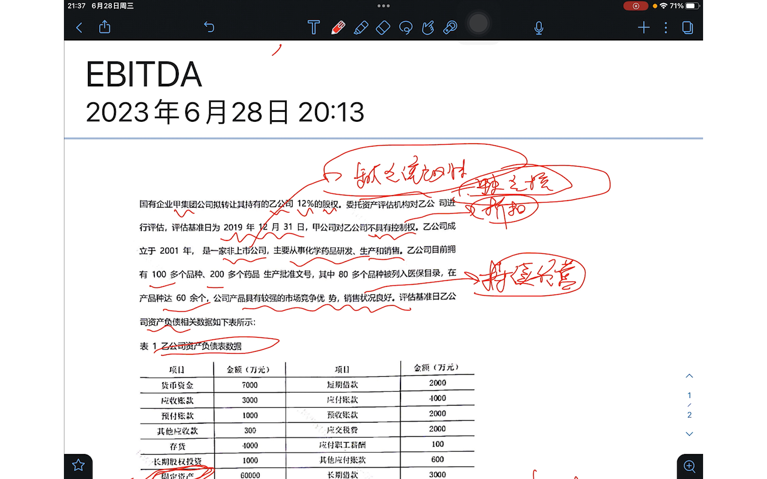 资产评估师/资产评估实务二/习题分享/资产基础法/2023 06 28哔哩哔哩bilibili