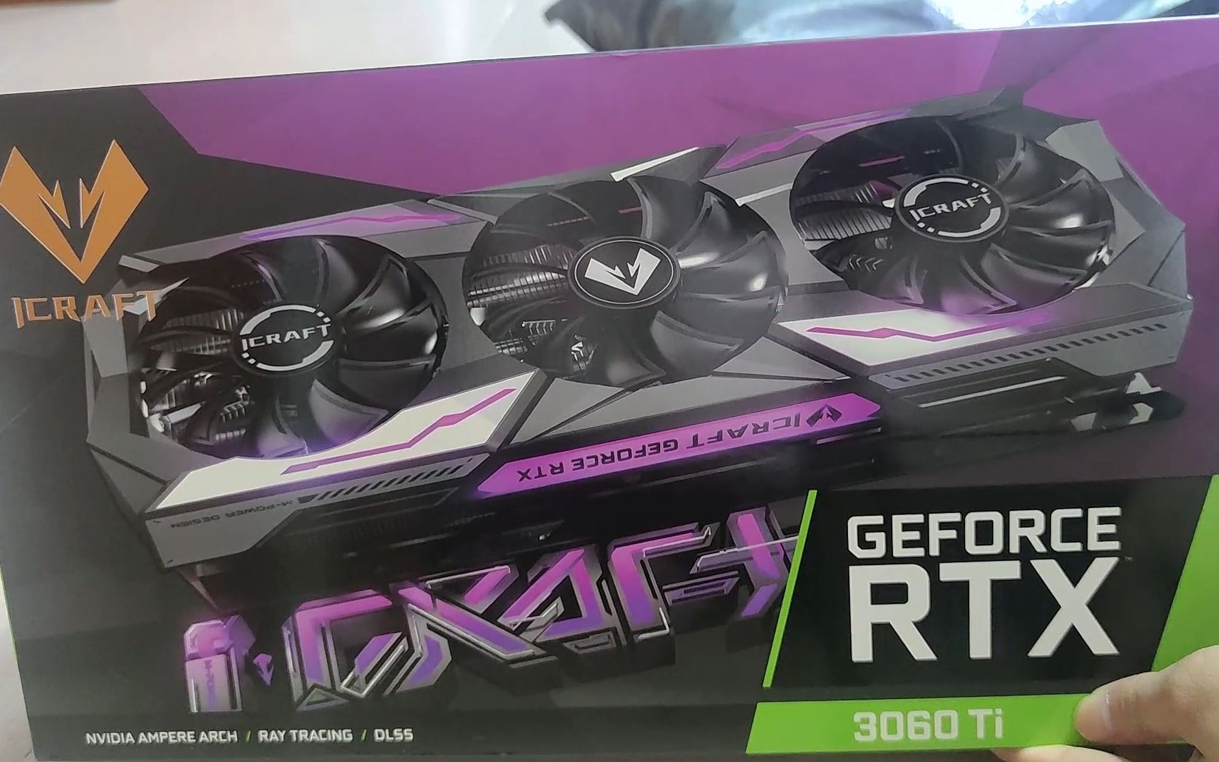 铭瑄电竞之心3060ti G6X快速开箱 包装盒外观配件一览哔哩哔哩bilibili