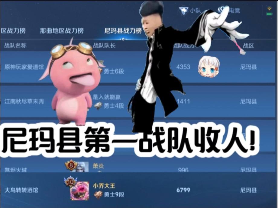 那曲尼玛县第一战队入驻b站!哔哩哔哩bilibili