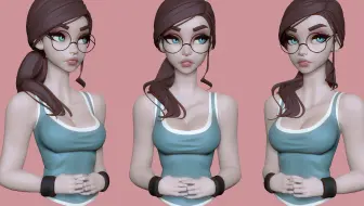 学霸头脑，御姐身材，谁能抵挡住诱惑！zbrush手办建模