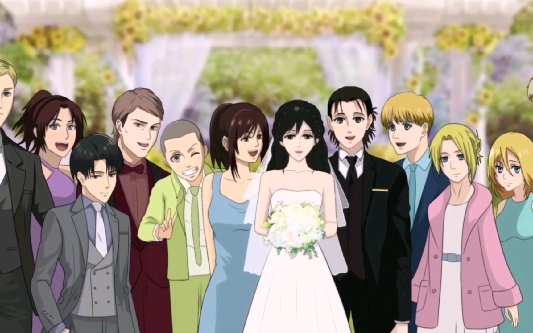 欢迎各位前来参加 艾伦&三笠 婚礼