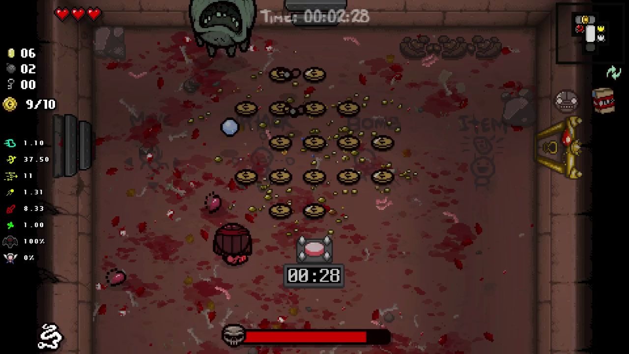 【以撒的结合】【新手瞎玩】参孙过贪婪有点爽