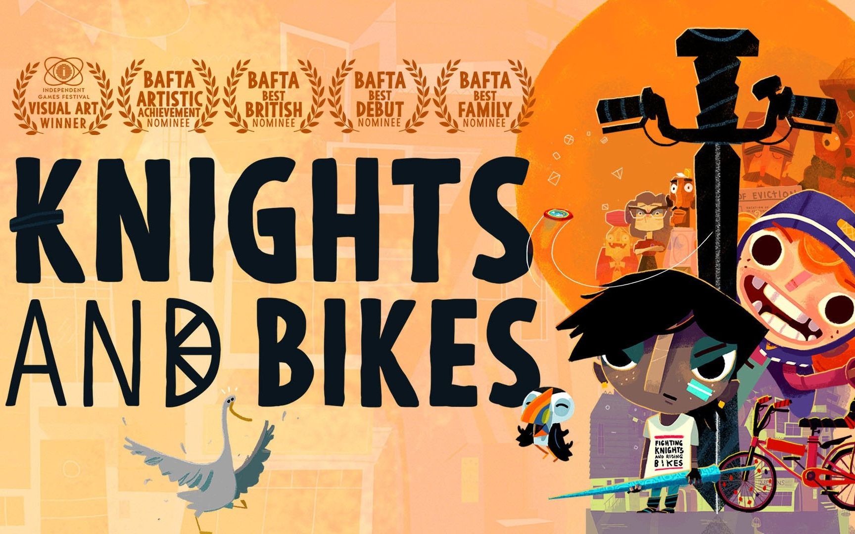 [图]【骑士与单车】中文版！小岛幻想大冒险 XSX游玩4K录制（Knights and Bikes）