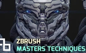 【CUBEBRUSH】教程ZBrush科幻人物设计哔哩哔哩bilibili