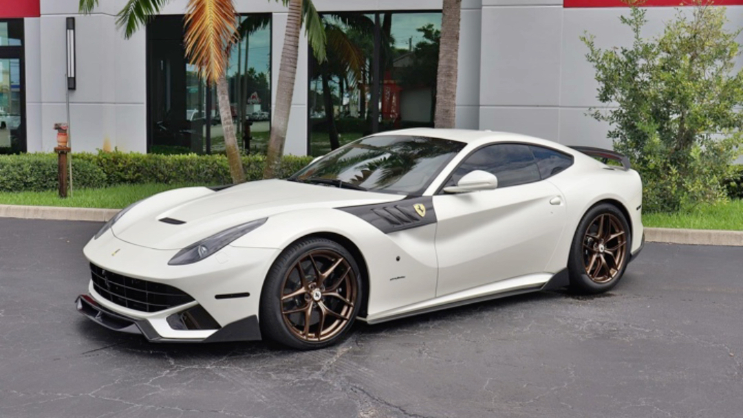 法拉利ferrari f12改装碳纤维包围 前后唇 侧裙 尾翼 开孔叶子板