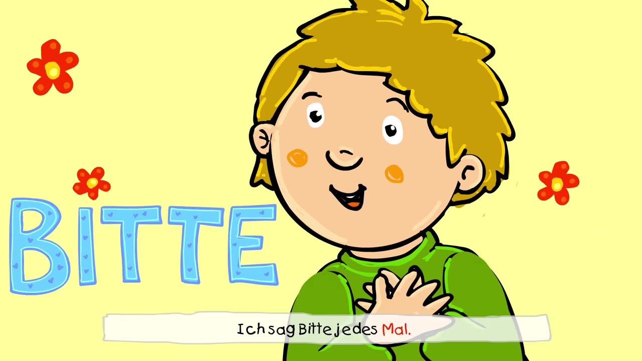 德语儿歌dankebittegutentag谢谢请你好