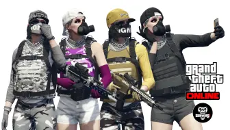 Gta5 自己搭配的几套服装 单机游戏热门视频