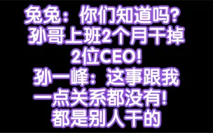 下载视频: 兔兔：你们知道吗？孙哥上班2个月干掉2位CEO!