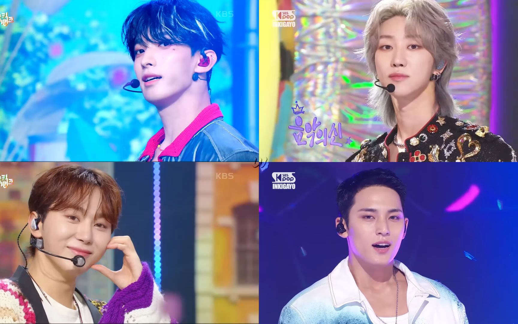 【seventeen】4场打歌舞台