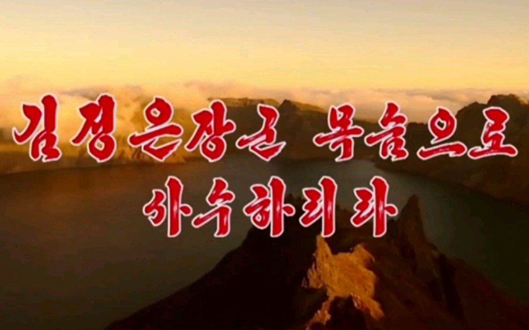 朝鲜军歌:《誓死保卫金正恩将军》(官方新版)哔哩哔哩bilibili