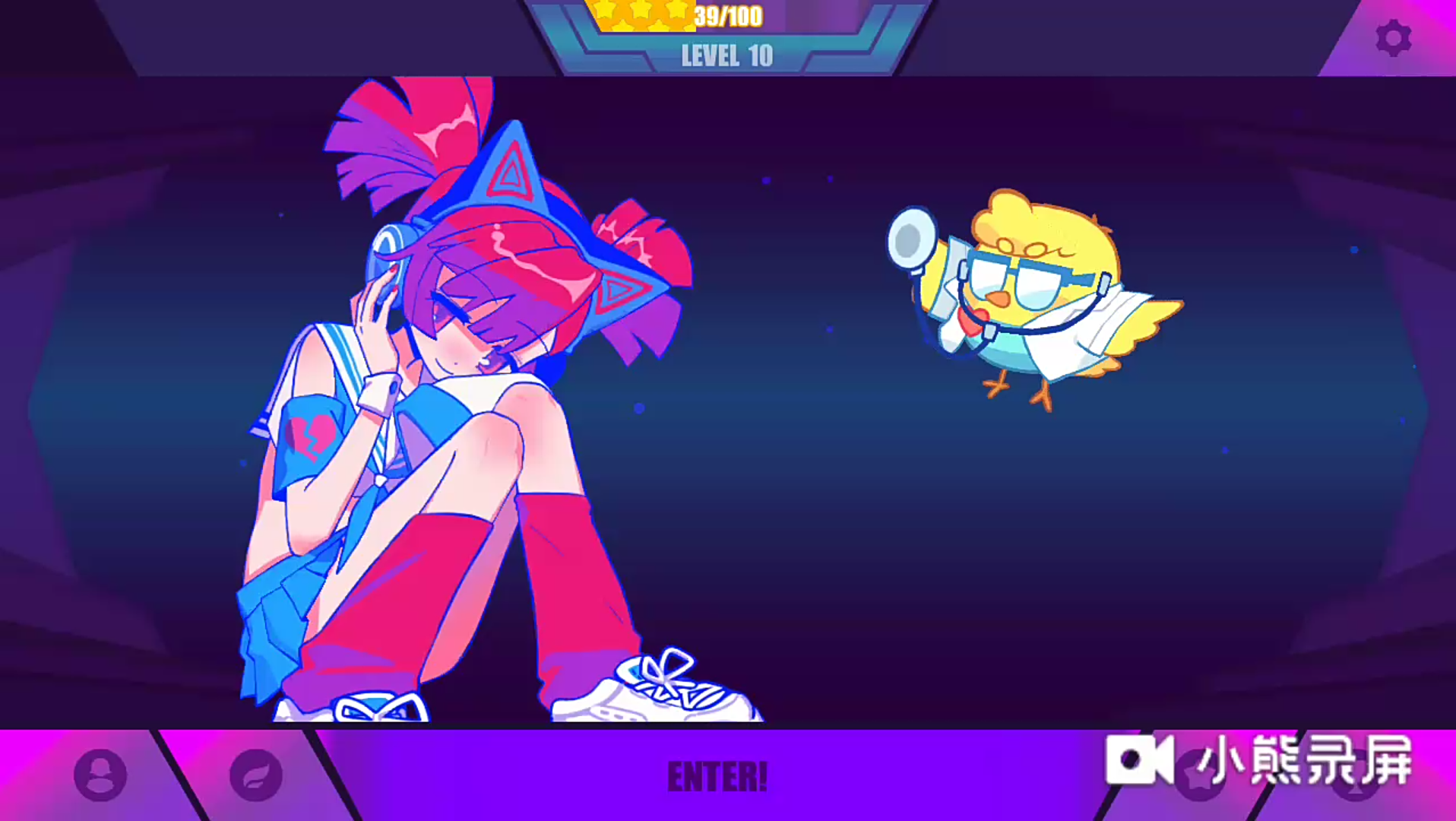 喵斯快跑恶魔曲,大触难度,41滴血残血通关!两遍过