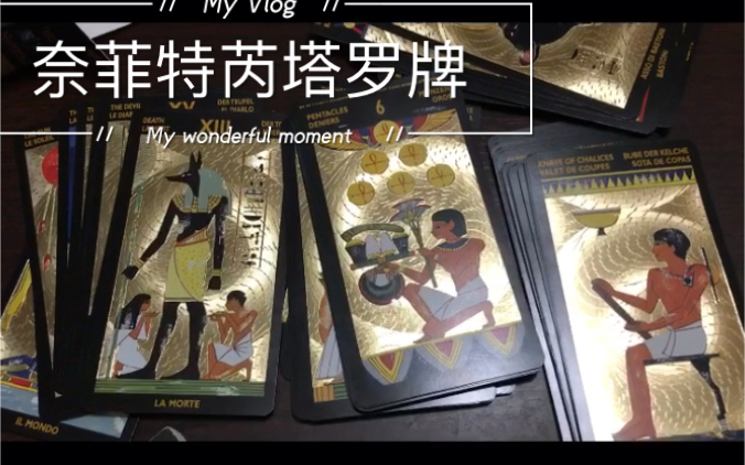 意大利圣甲虫埃及风塔罗牌奈菲特芮