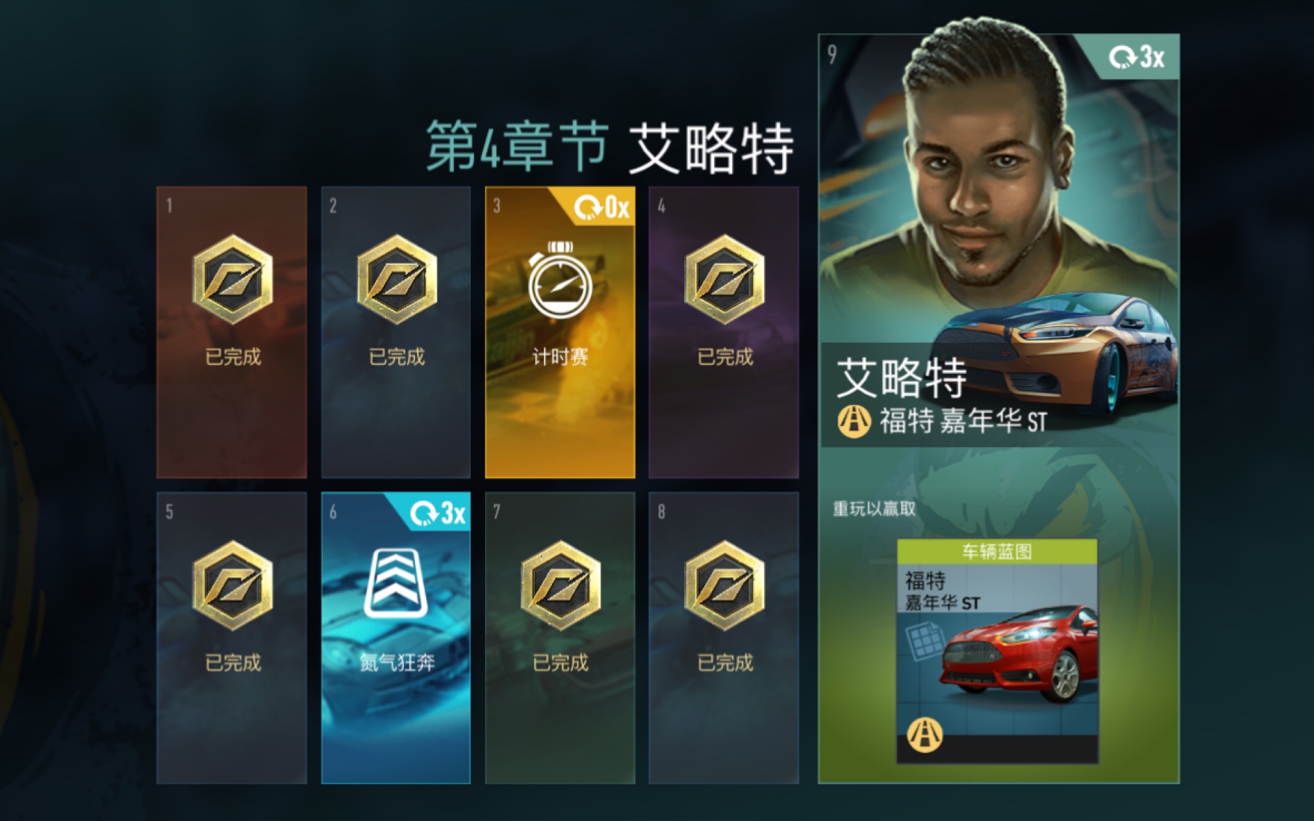 [图]【极品飞车-无限狂飙】《Need for Speed-No limit》战役模式第4章节 艾略特 通关剧情