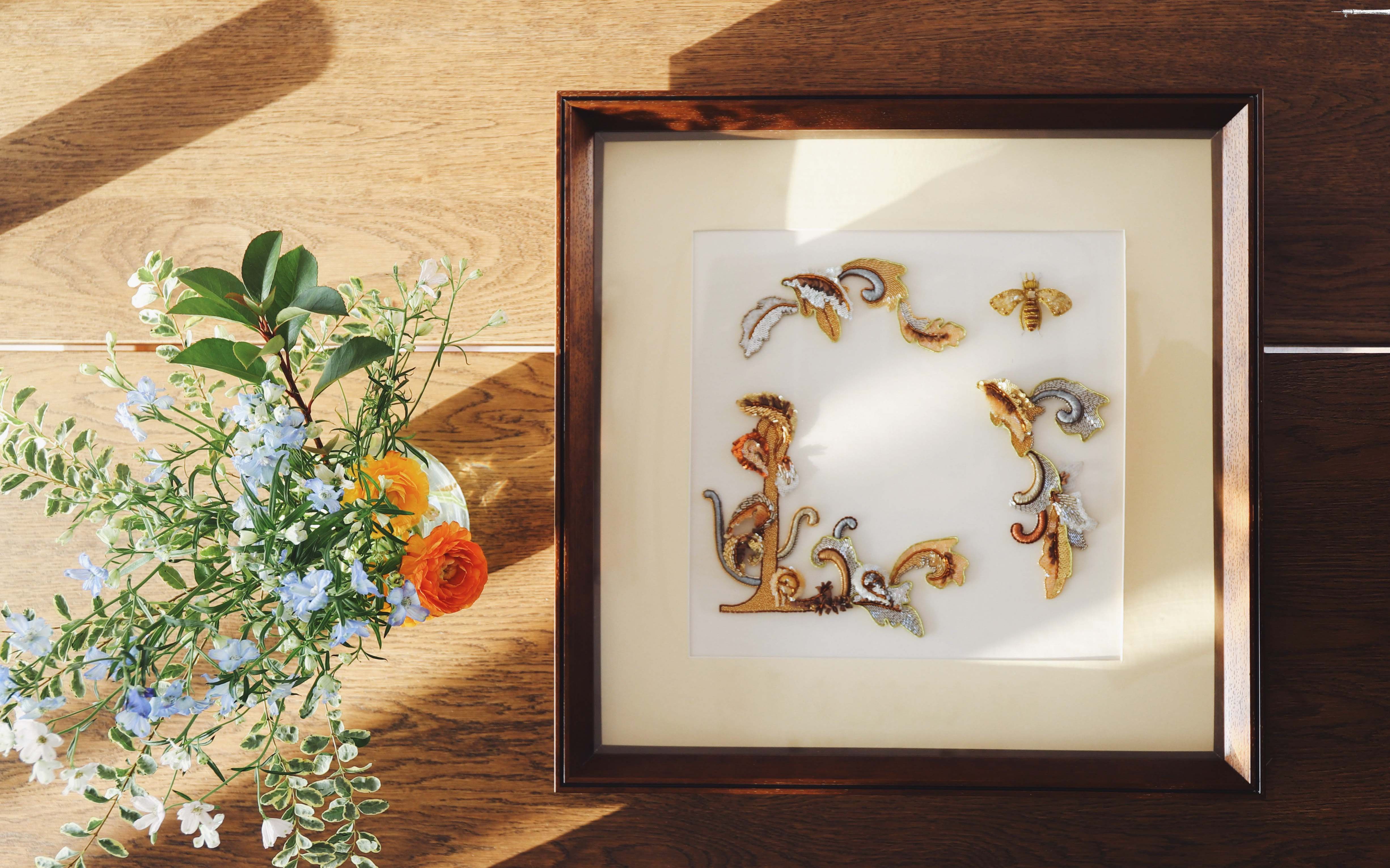 【luneville缕薇刺绣】法式刺绣系统课程 - level5《蜂收》